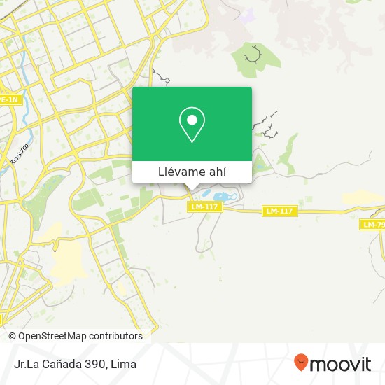Mapa de Jr.La Cañada 390