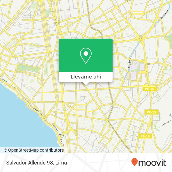 Mapa de Salvador Allende 98