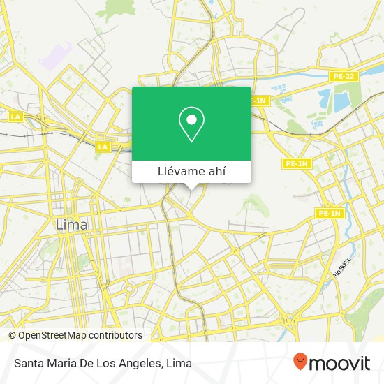 Mapa de Santa Maria De Los Angeles