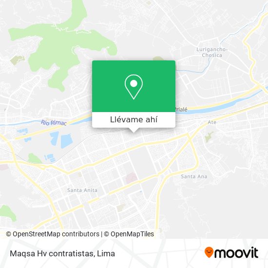 Mapa de Maqsa Hv contratistas