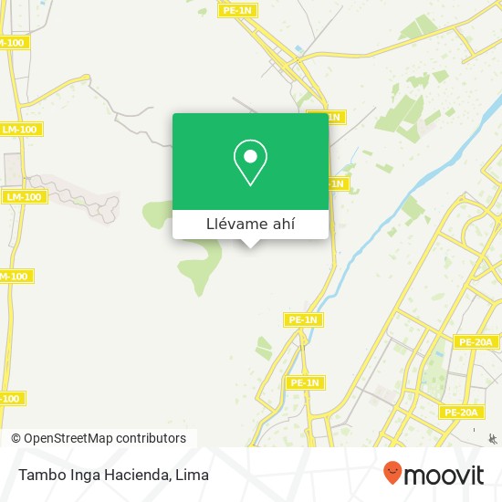 Mapa de Tambo Inga Hacienda