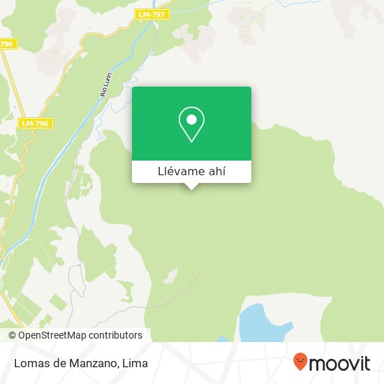 Mapa de Lomas de Manzano