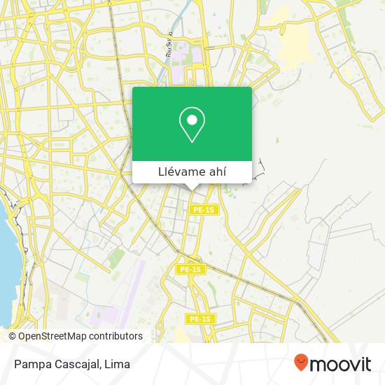 Mapa de Pampa Cascajal