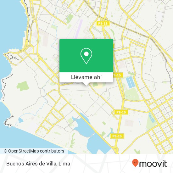 Mapa de Buenos Aires de Villa