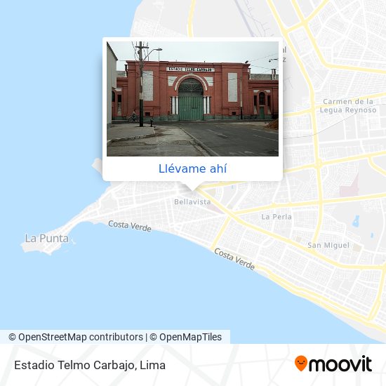 Mapa de Estadio Telmo Carbajo