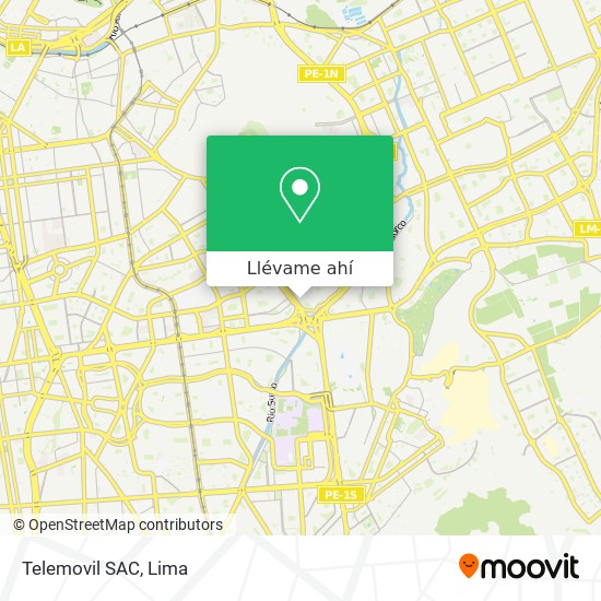 Mapa de Telemovil SAC