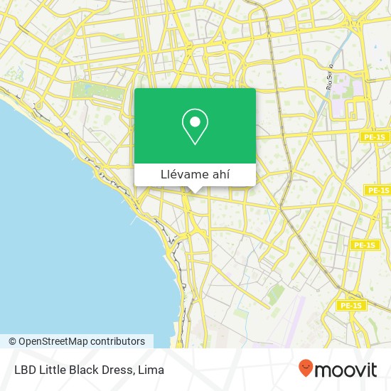 Mapa de LBD Little Black Dress