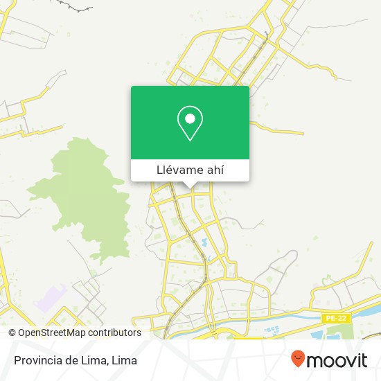 Mapa de Provincia de Lima