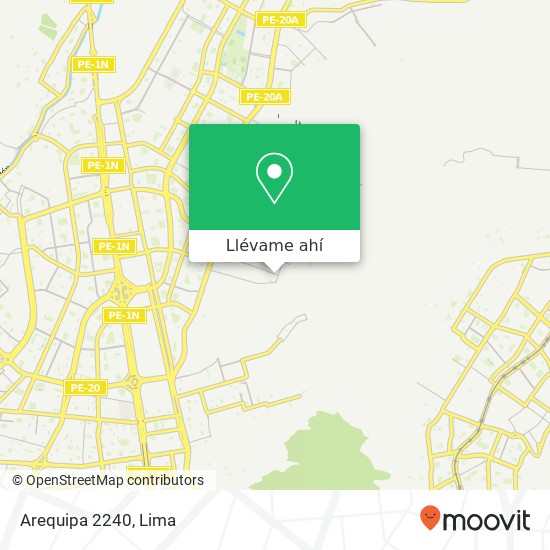 Mapa de Arequipa 2240