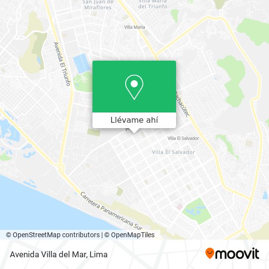 Mapa de Avenida Villa del Mar