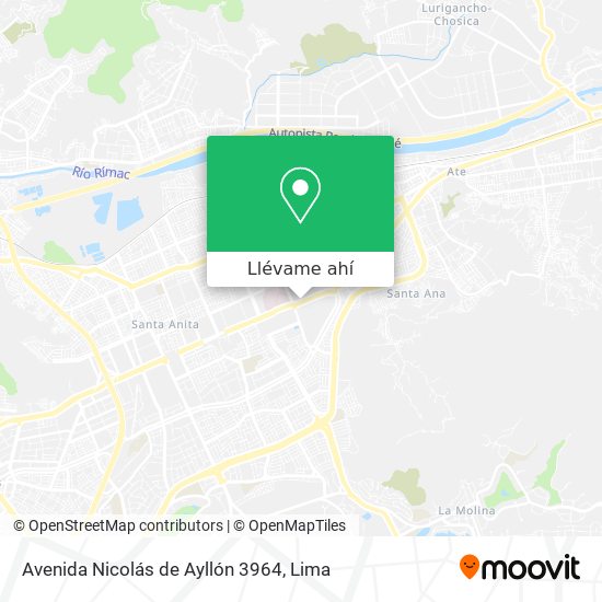 Mapa de Avenida Nicolás de Ayllón 3964