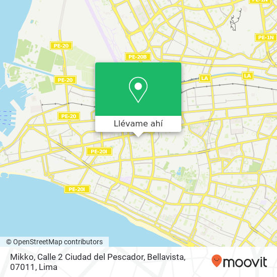 Mapa de Mikko, Calle 2 Ciudad del Pescador, Bellavista, 07011