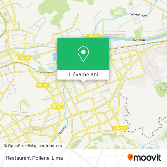 Mapa de Restaurant Polleria