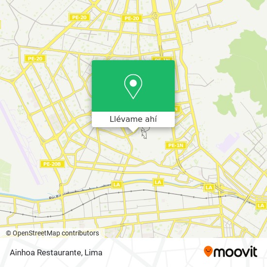 Mapa de Ainhoa Restaurante