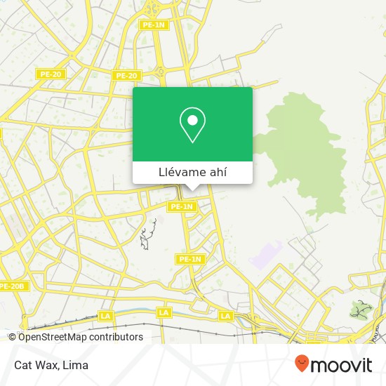 Mapa de Cat Wax, Avenida Tomás Valle Mesa Redonda, Independencia, 15311