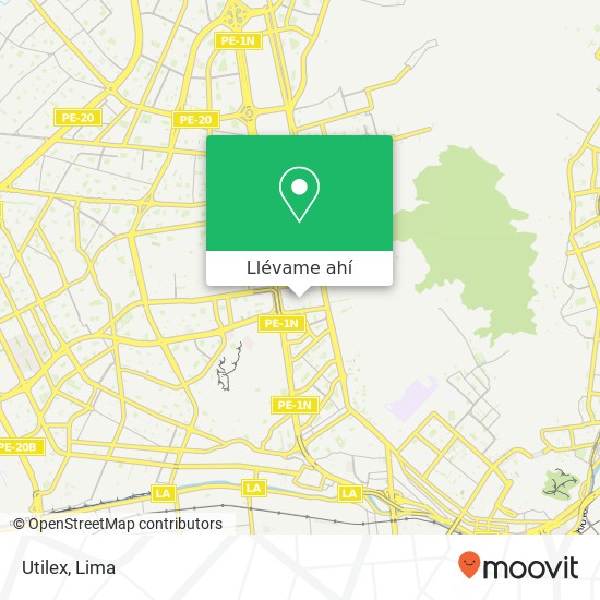 Mapa de Utilex