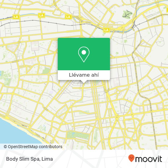 Mapa de Body Slim Spa