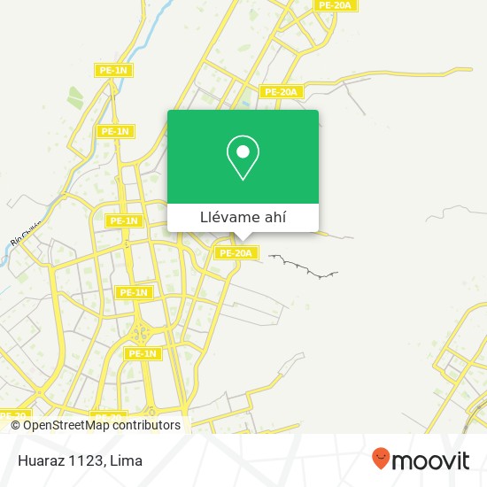 Mapa de Huaraz 1123