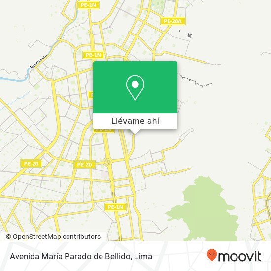 Mapa de Avenida María Parado de Bellido