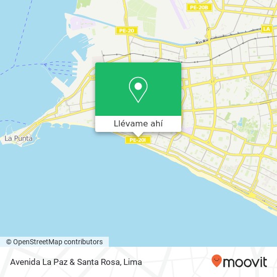 Mapa de Avenida La Paz & Santa Rosa