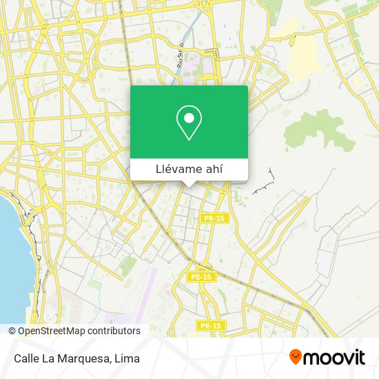 Mapa de Calle La Marquesa