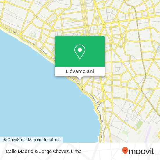 Mapa de Calle Madrid & Jorge Chávez