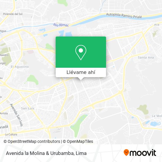 Mapa de Avenida la Molina & Urubamba