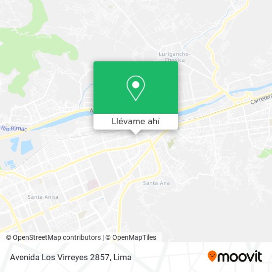 Mapa de Avenida Los Virreyes 2857