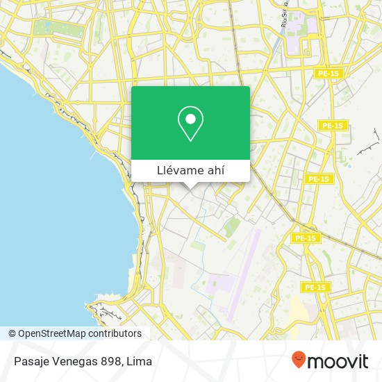 Mapa de Pasaje Venegas 898