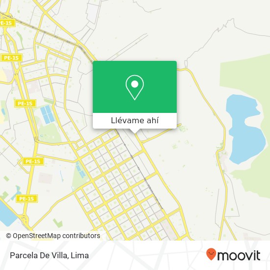Mapa de Parcela De Villa