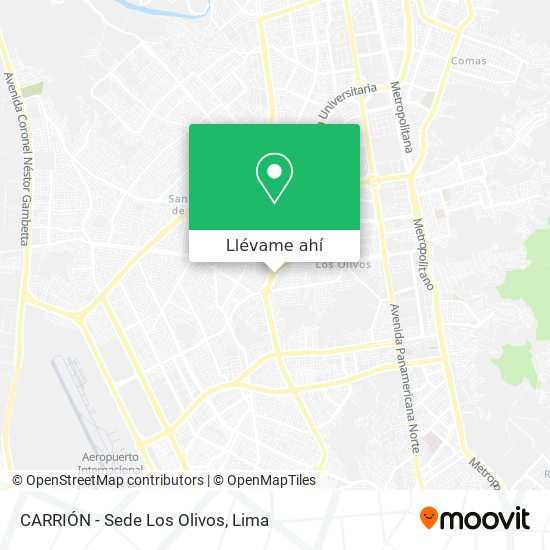 Mapa de CARRIÓN - Sede Los Olivos