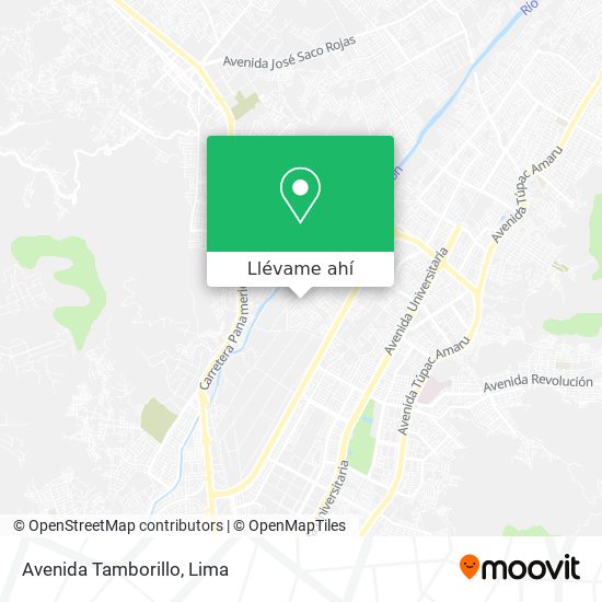 Mapa de Avenida Tamborillo