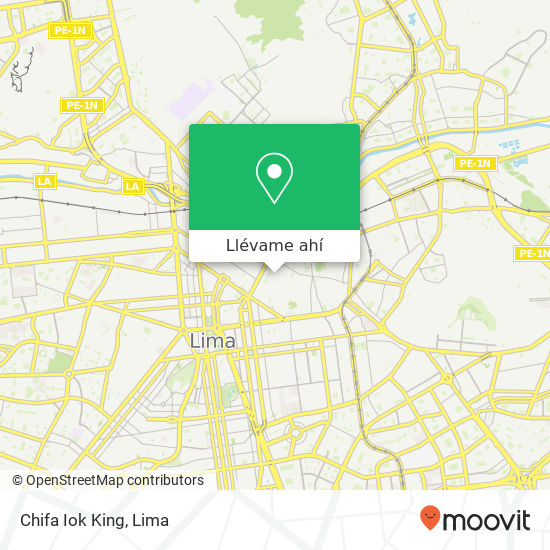Mapa de Chifa Iok King