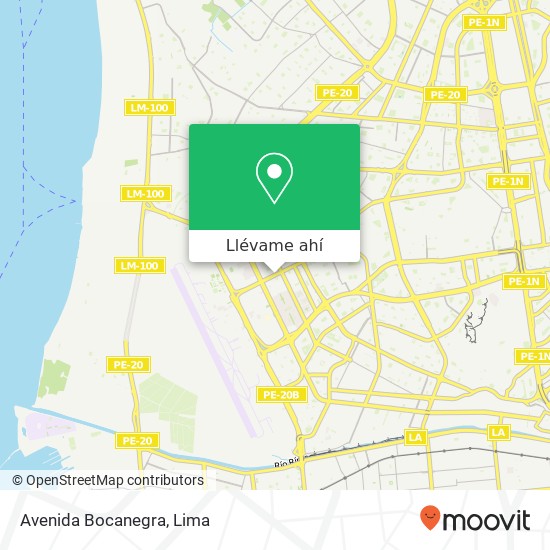 Mapa de Avenida Bocanegra