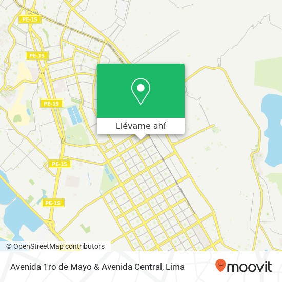 Mapa de Avenida 1ro de Mayo & Avenida Central