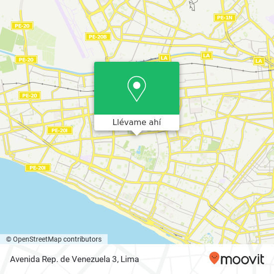 Mapa de Avenida Rep. de Venezuela 3