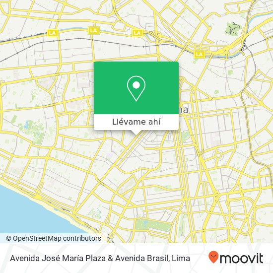 Mapa de Avenida José María Plaza & Avenida Brasil