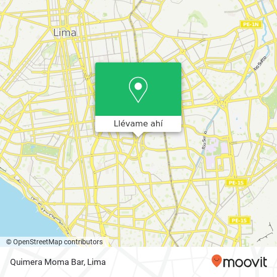 Mapa de Quimera Moma Bar