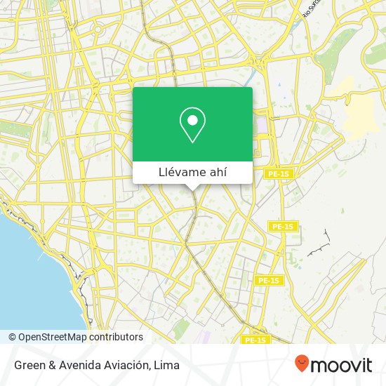 Mapa de Green & Avenida Aviación