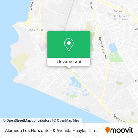 Mapa de Alameda Los Horizontes & Avenida Huaylas