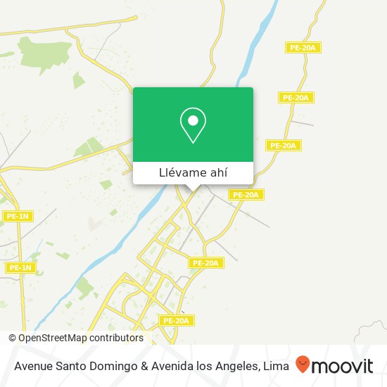 Mapa de Avenue Santo Domingo & Avenida los Angeles