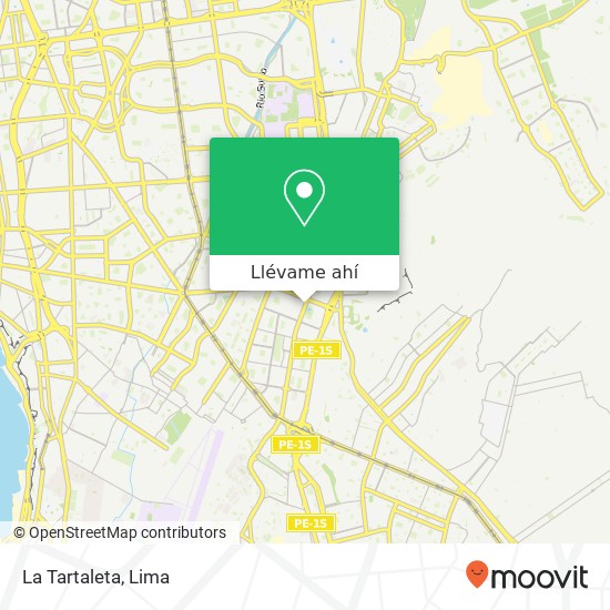 Mapa de La Tartaleta