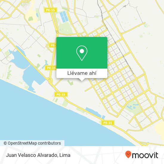 Mapa de Juan Velasco Alvarado