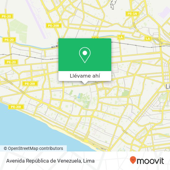 Mapa de Avenida República de Venezuela