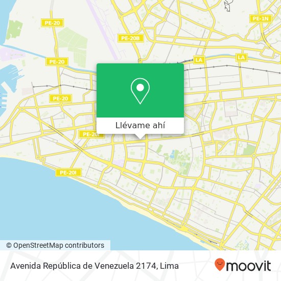 Mapa de Avenida República de Venezuela 2174
