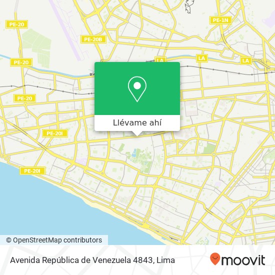 Mapa de Avenida República de Venezuela 4843