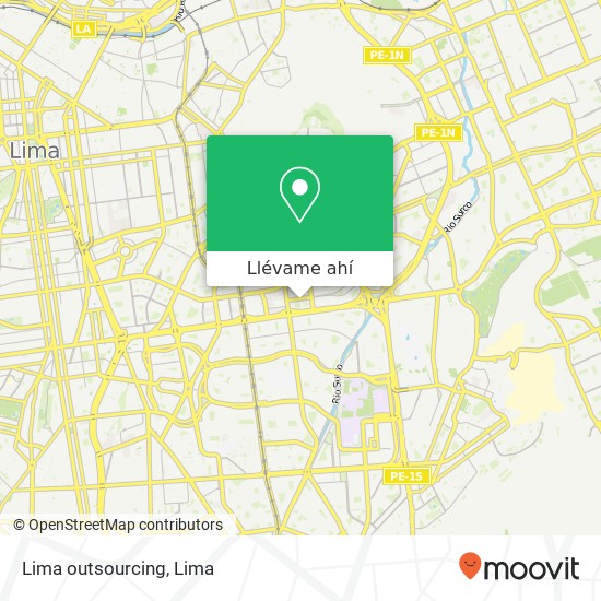 Mapa de Lima outsourcing