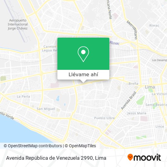 Mapa de Avenida República de Venezuela 2990