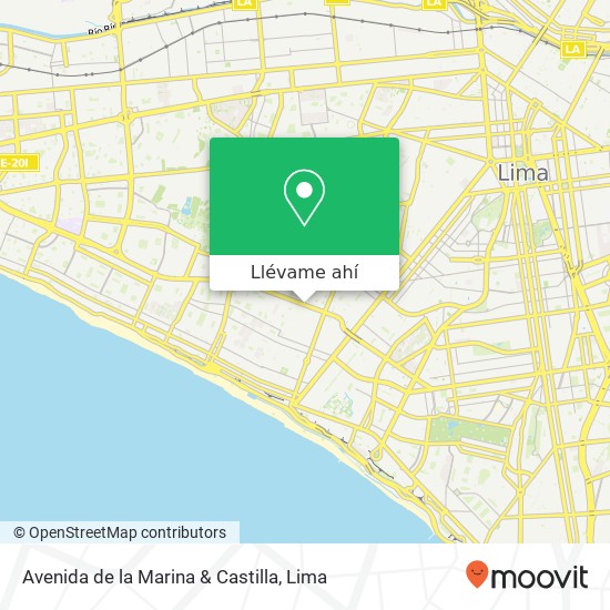 Mapa de Avenida de la Marina & Castilla