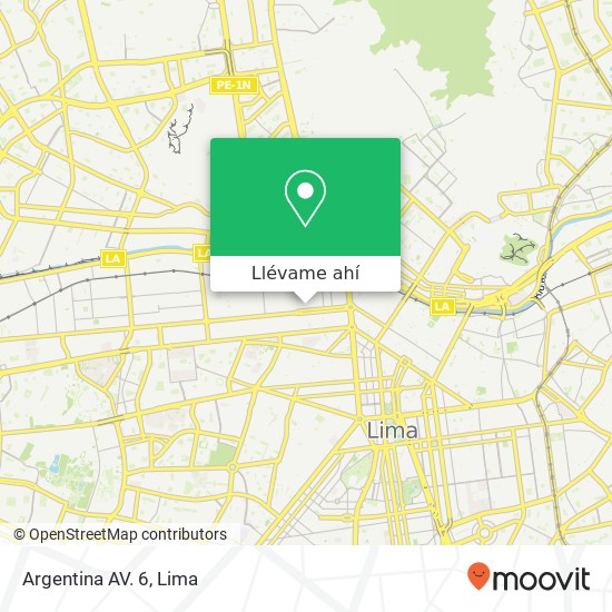 Mapa de Argentina AV. 6